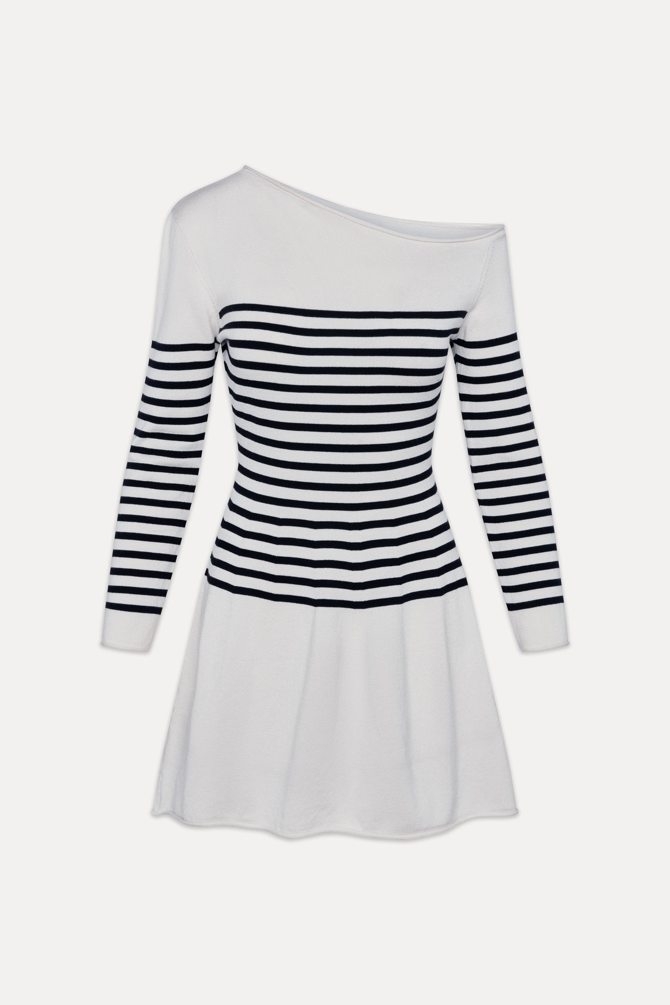 Boardwalk Off Shoulder Mini Dress - Ivory