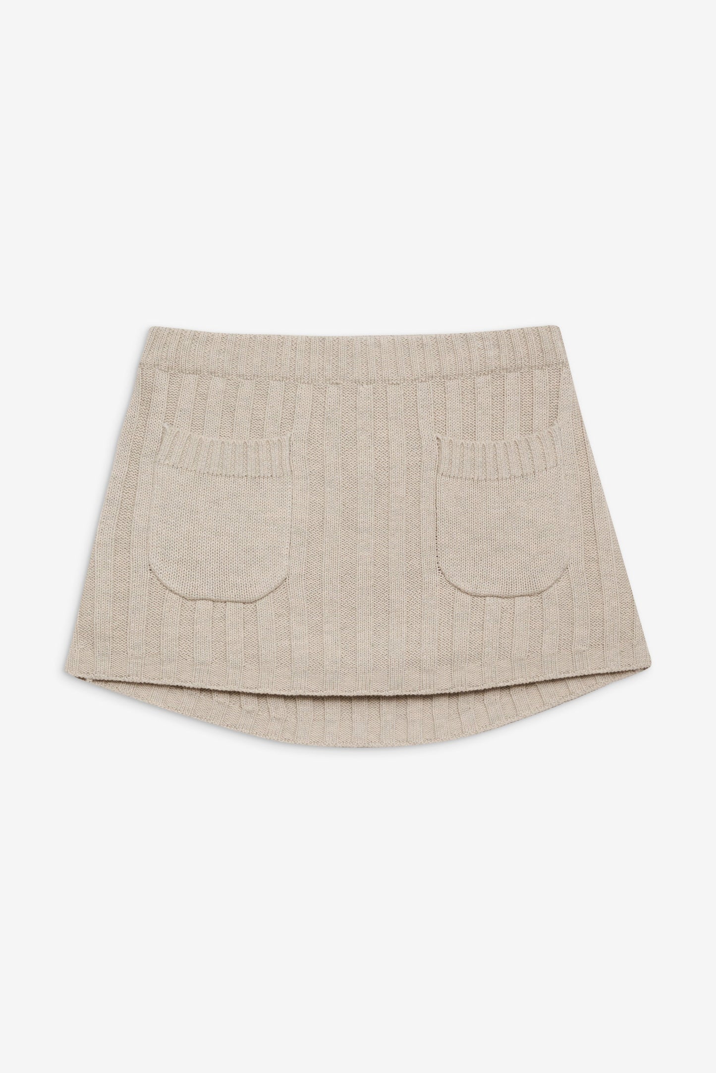 Ashton Knit Mini Skort - Cream